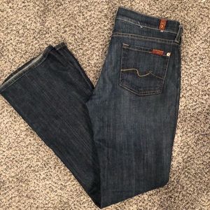 Women’s 7 for all mankind jeans. Size 26. Bootcut.